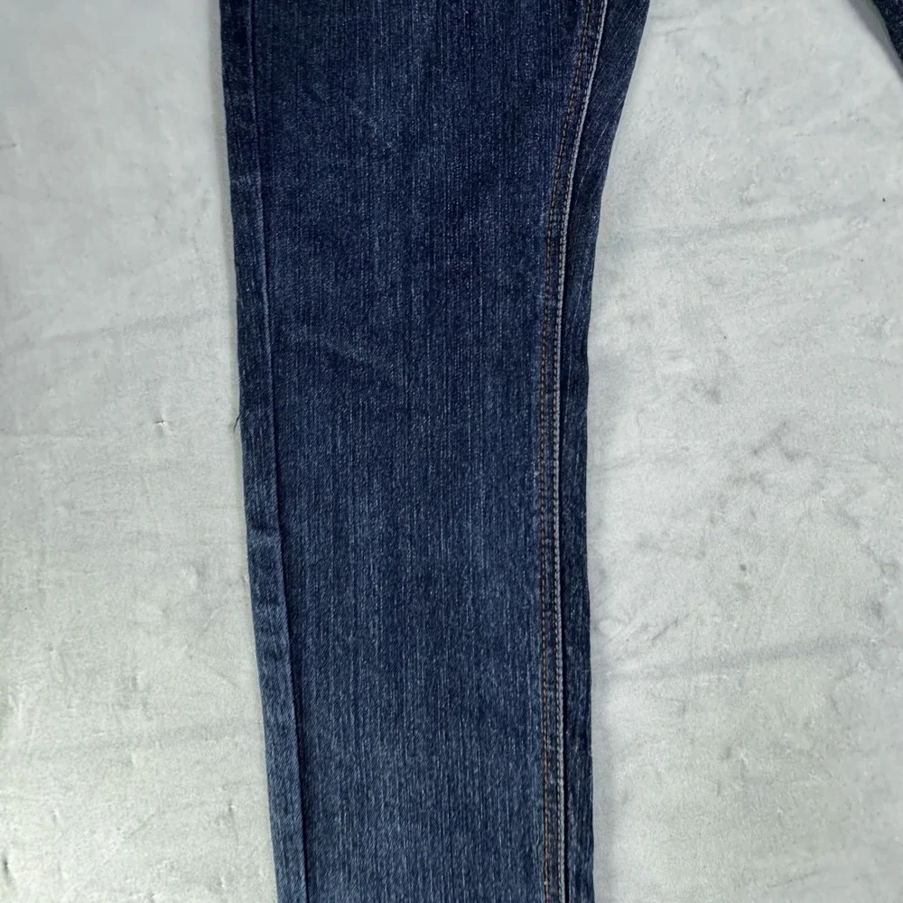 BQB‎ Womens Skinny Jeans Blue Dark Wash Denim Stretch 5-Pocket Slim Fit Size 7